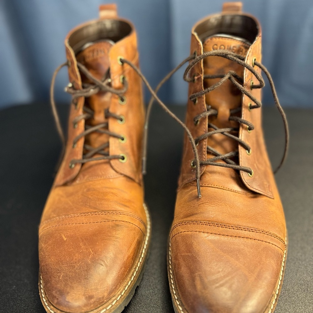 Cole Haan Men's Brown Leather Boots